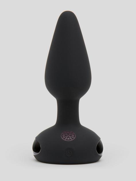Mantric Rechargeable Vibrating Butt Plug, Black, hi-res