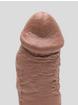 Gode ventouse vibrant réaliste testicules Shane Diesel 25 cm, Couleur peau brune, hi-res