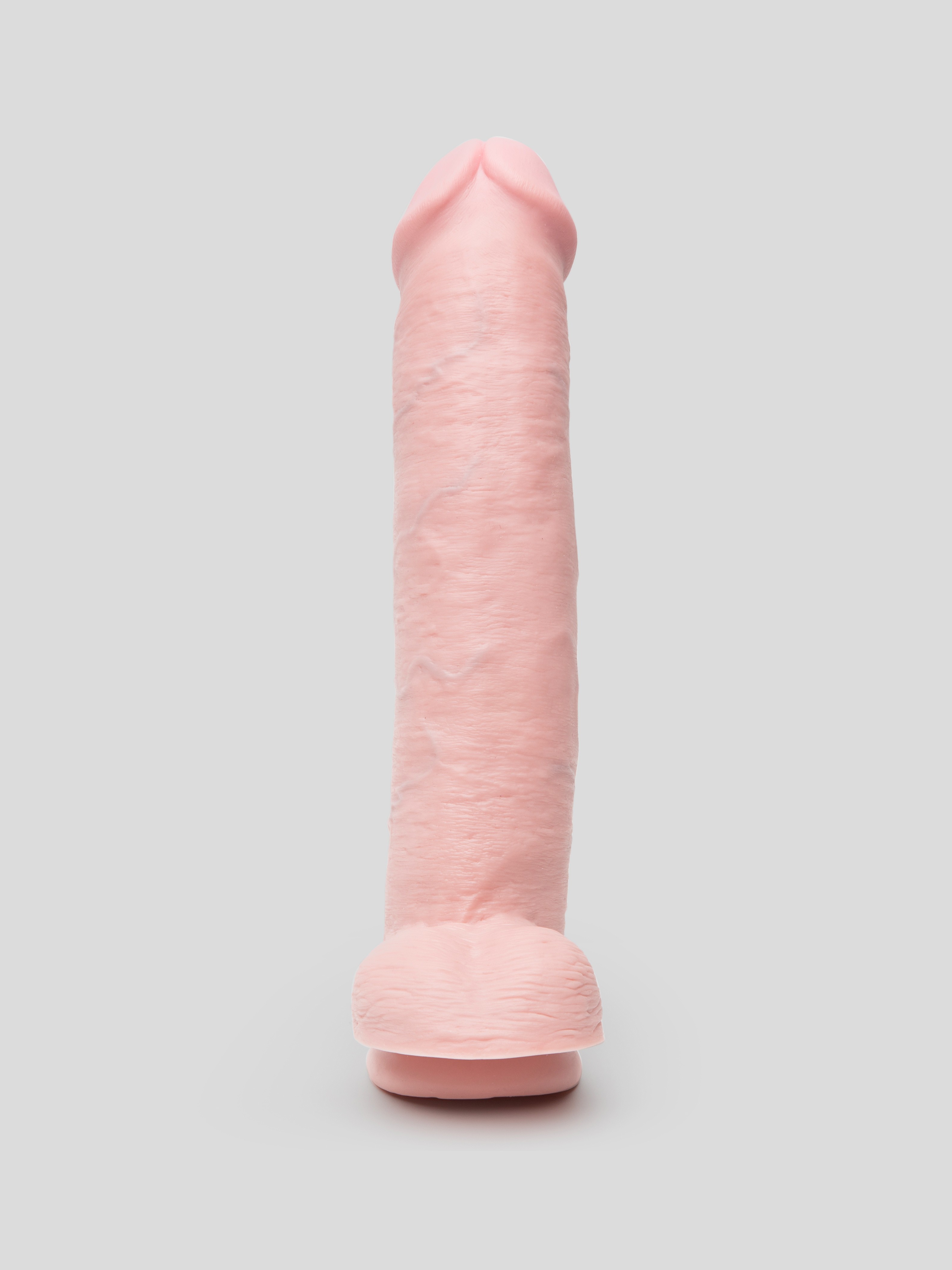 King Cock Mega Girthy Ultra Realistic Suction Cup Dildo 14 Inch, Flesh Pink, hi-res