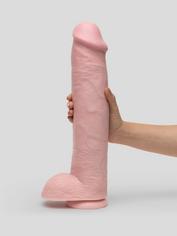 King Cock Mega Girthy Ultra Realistic Suction Cup Dildo 14 Inch, Flesh Pink, hi-res