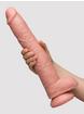 Gode ventouse ultra réaliste testicules 30 cm, King Cock, Couleur rose chair, hi-res