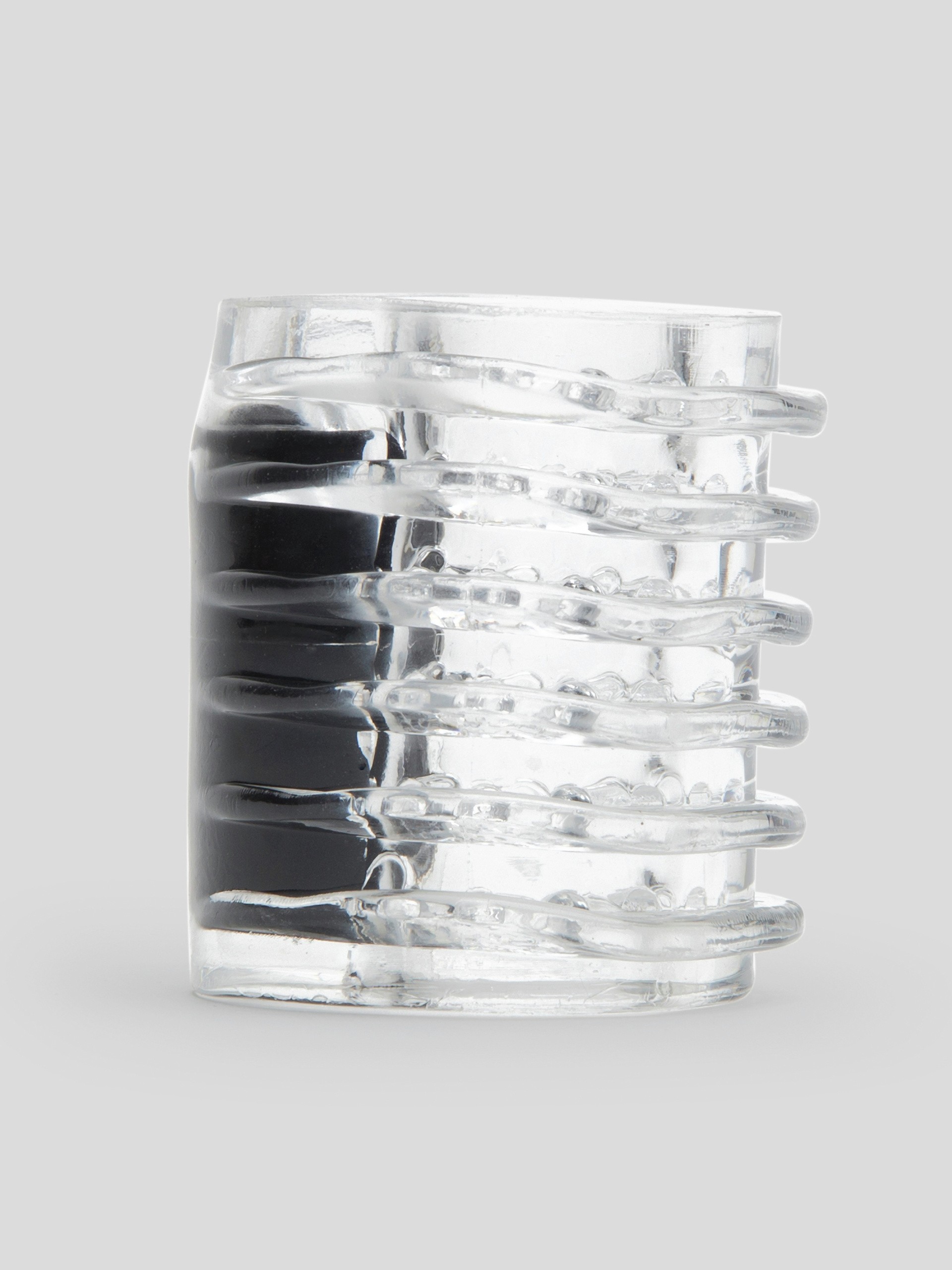 Lovehoney Head Master Vibrating Blow Job Stroker, Clear, hi-res