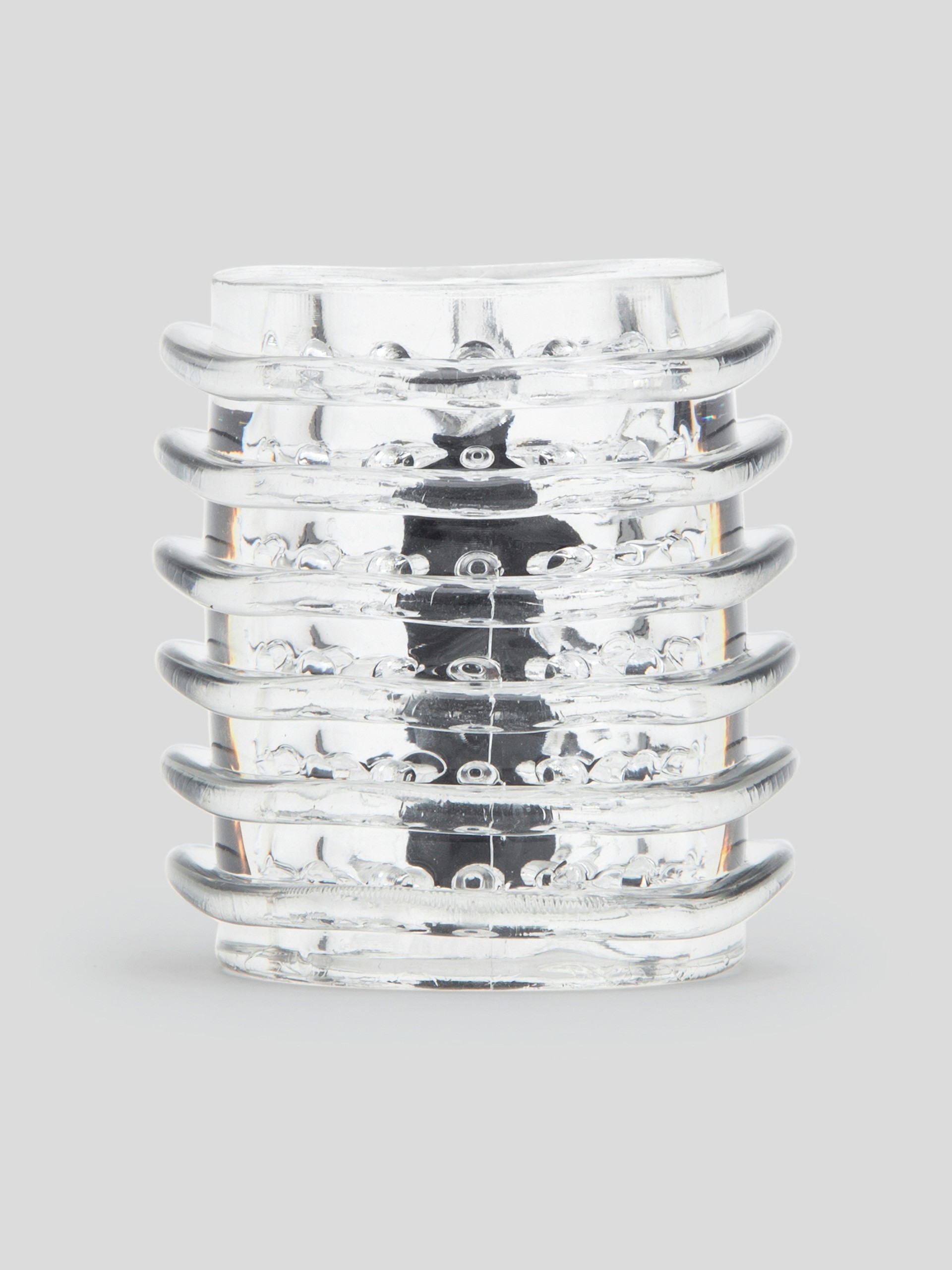 Lovehoney Head Master Vibrating Blow Job Stroker, Clear, hi-res