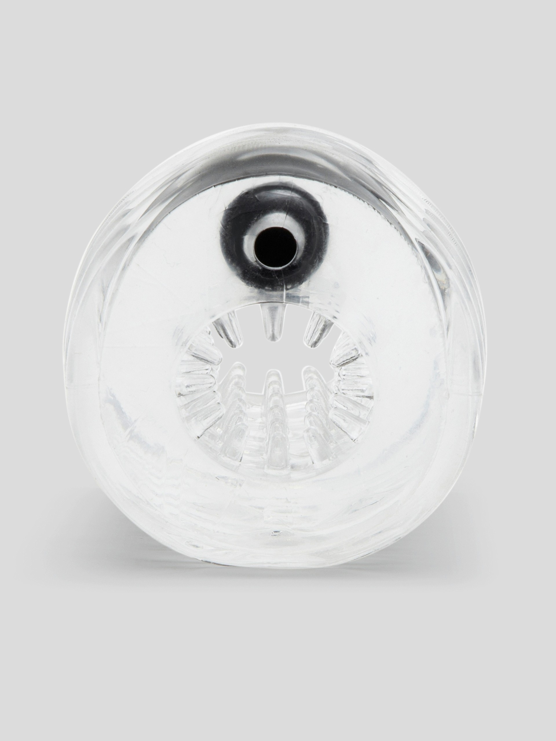 Lovehoney Head Master Vibrating Blow Job Stroker, Clear, hi-res