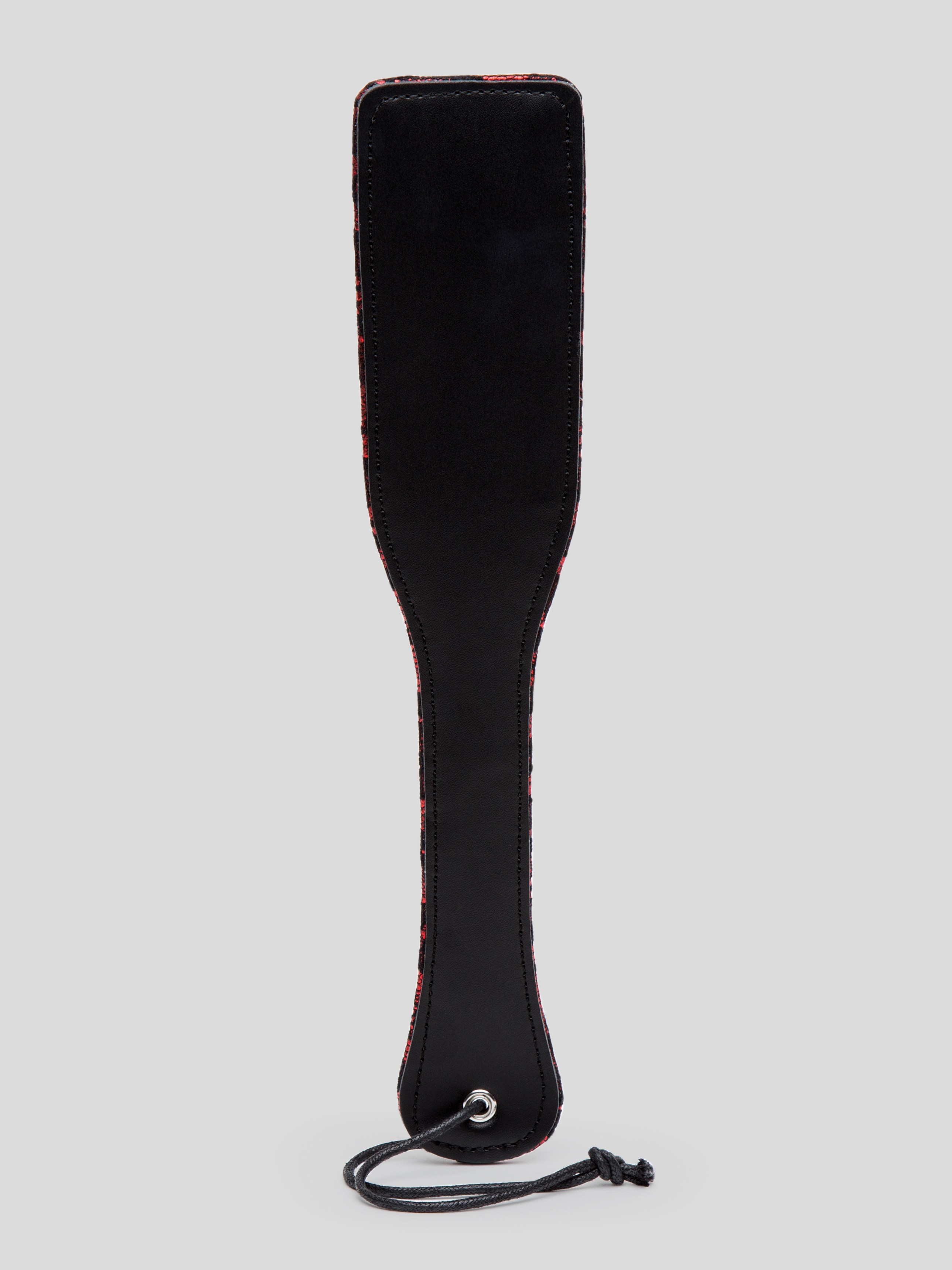 Bondage Boutique Leather and Lace Spanking Paddle, Red, hi-res