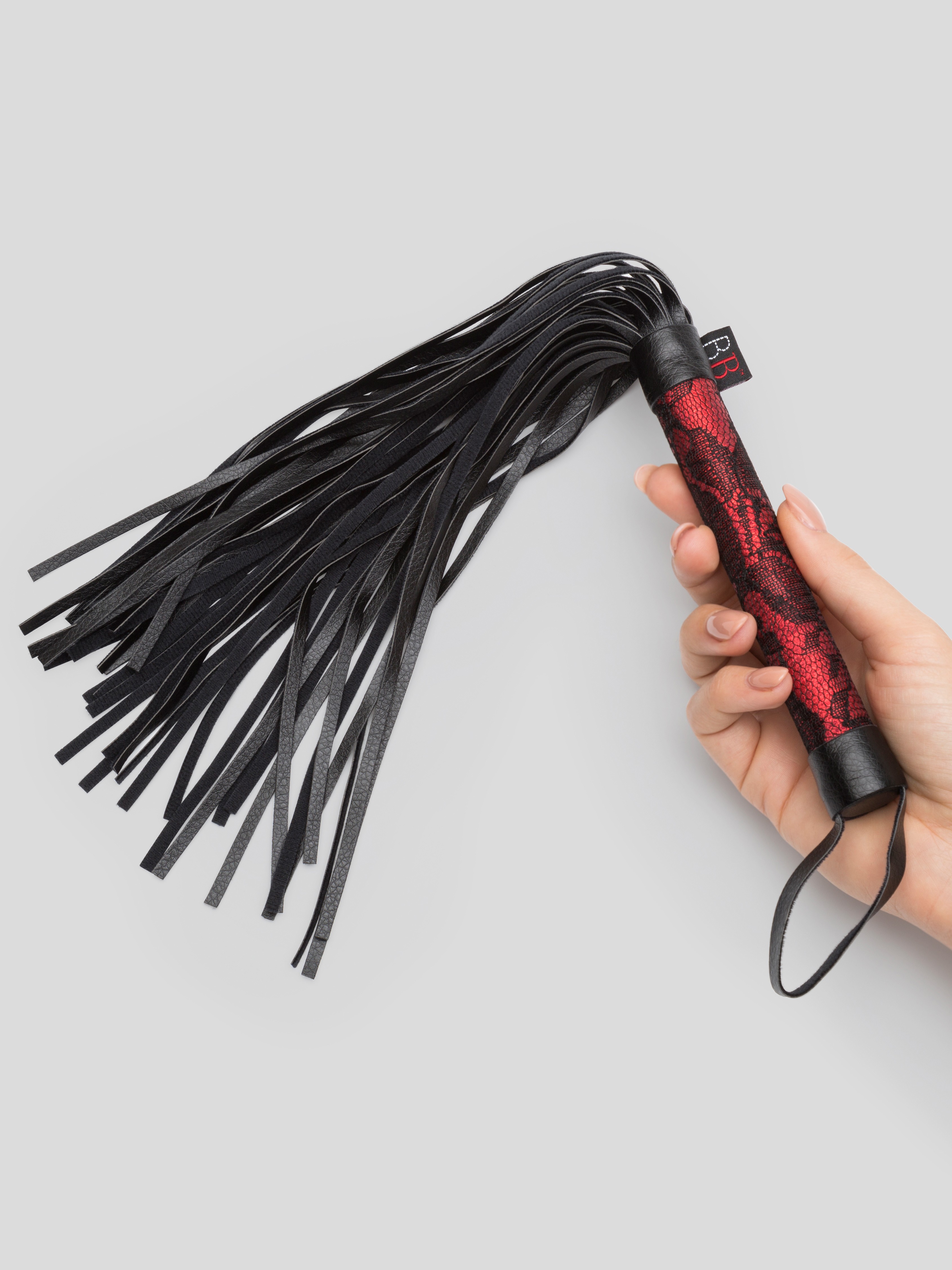 Bondage Boutique Lace Flogger, Red, hi-res