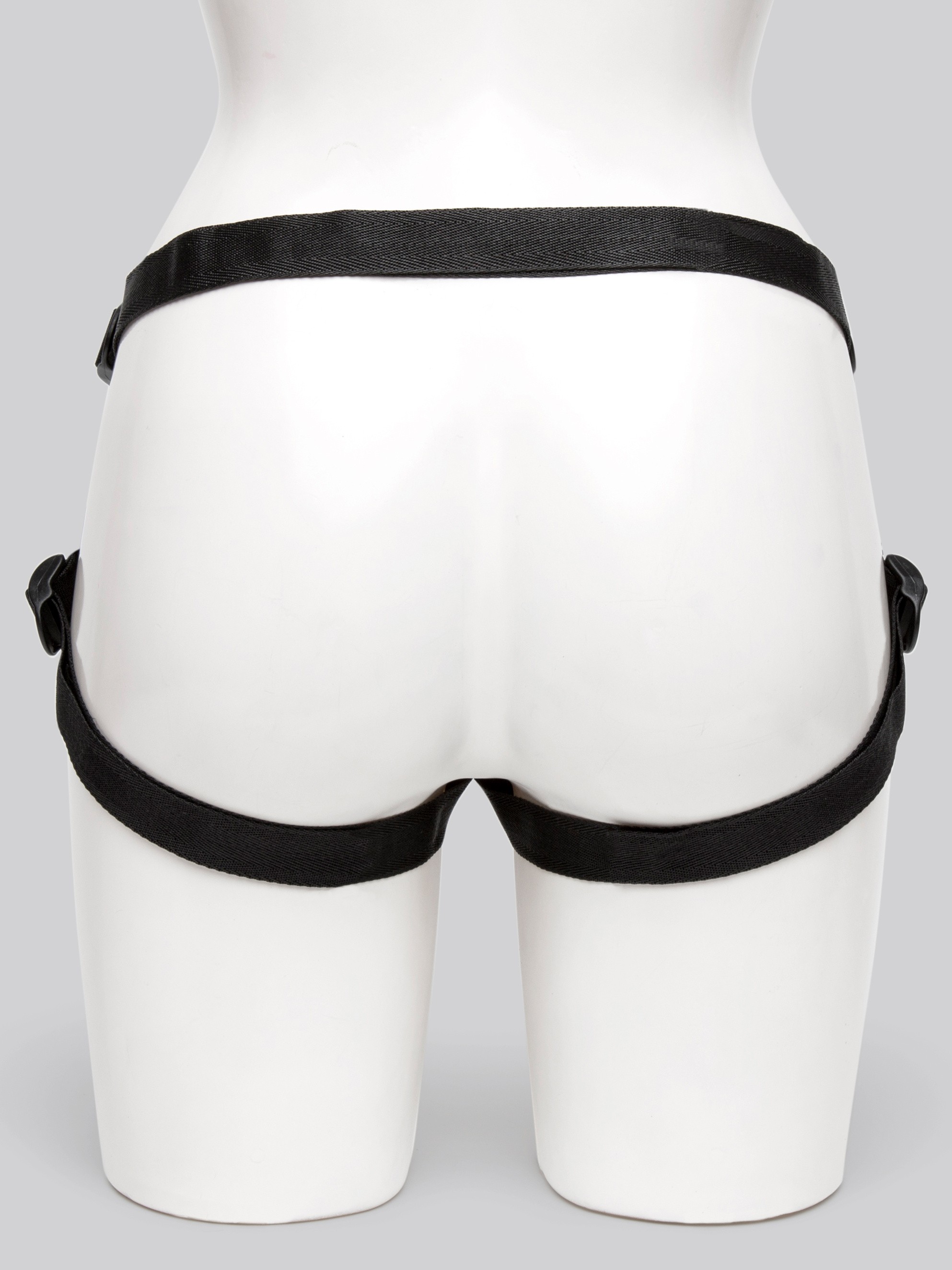 Bondage Boutique Lace Strap-On Harness, Red, hi-res