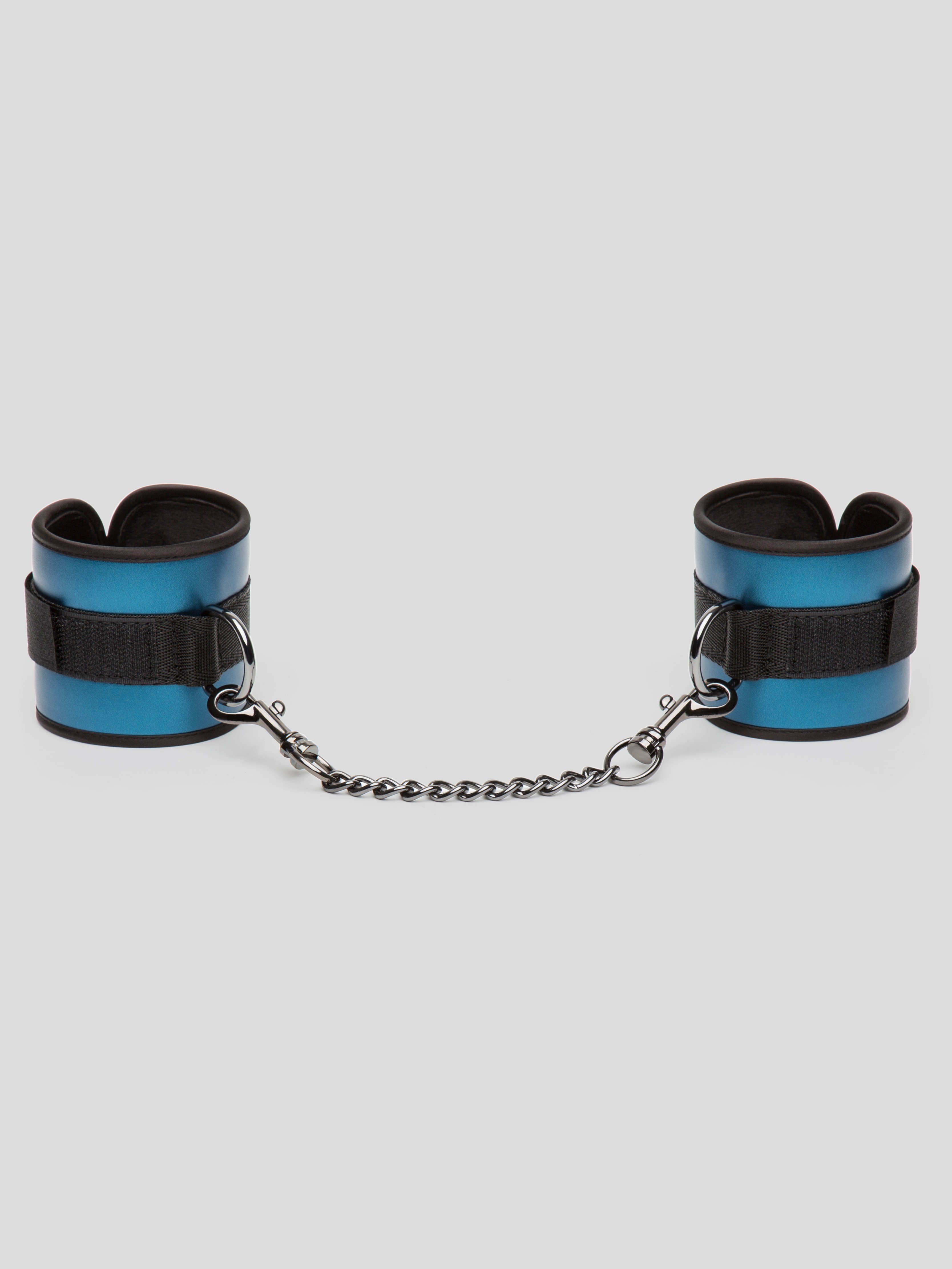 Bondage Boutique Metallic Fantasy Bondage Kit (3 Piece), Blue, hi-res
