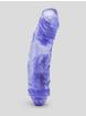 Dual Motor Rechargeable Extra Girthy Realistic Dildo Vibrator 9 Inch, Purple, hi-res