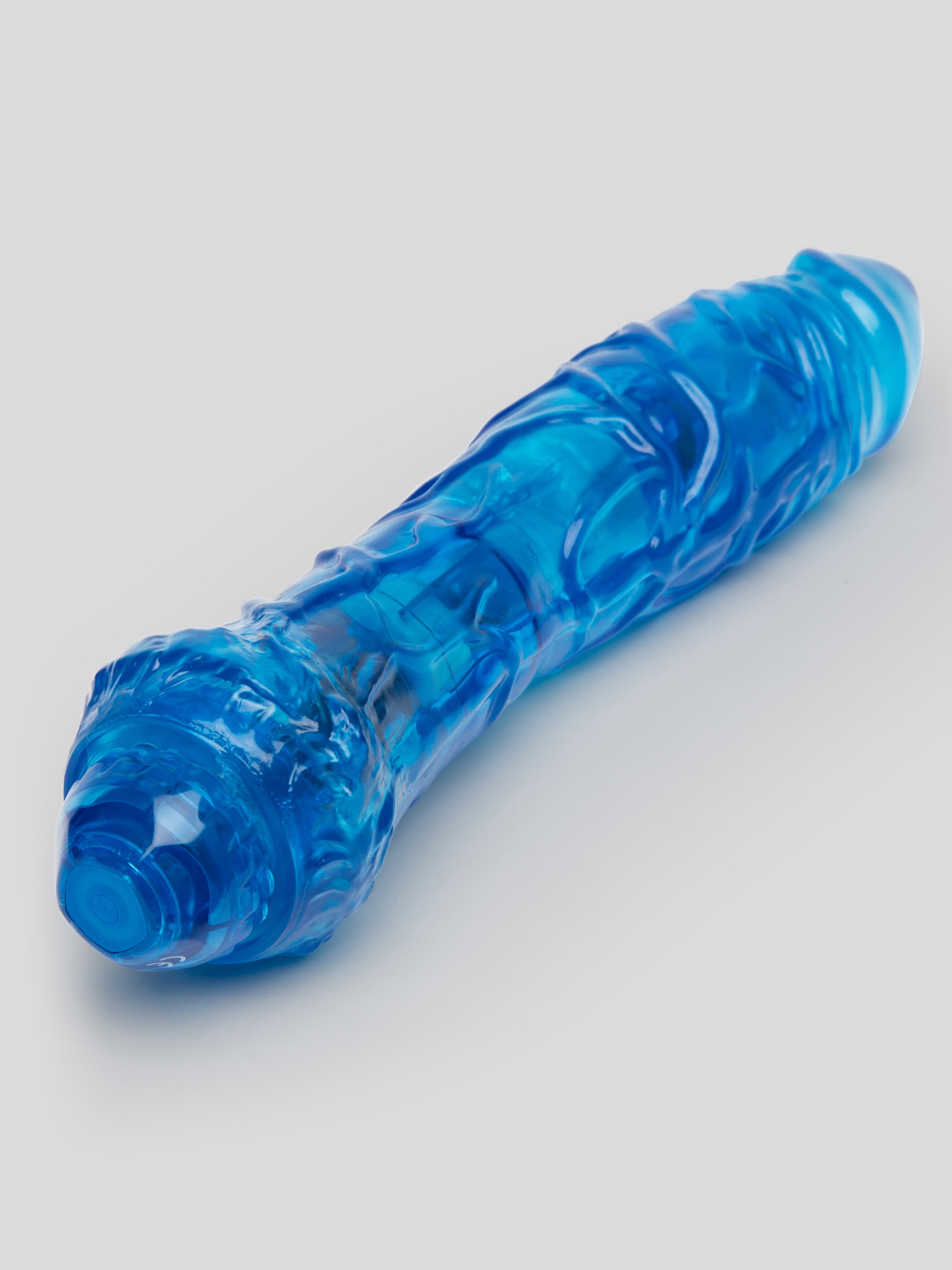 Dual Motor Rechargeable 10 Function Realistic Dildo Vibrator 9 Inch, Blue, hi-res