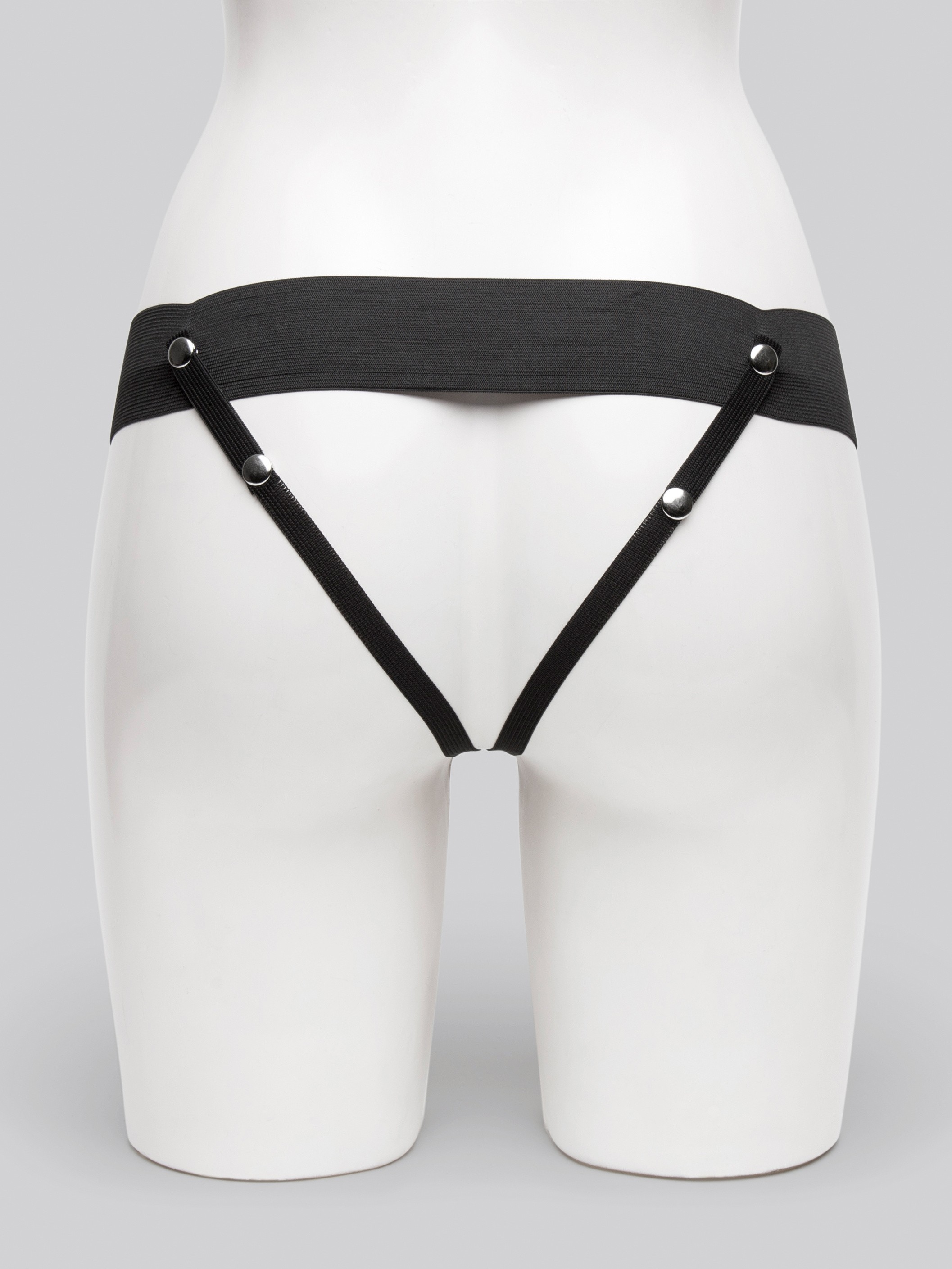 Lovehoney Perfect Partner Unisex Hollow Double Strap-On 6 Inch, Purple, hi-res