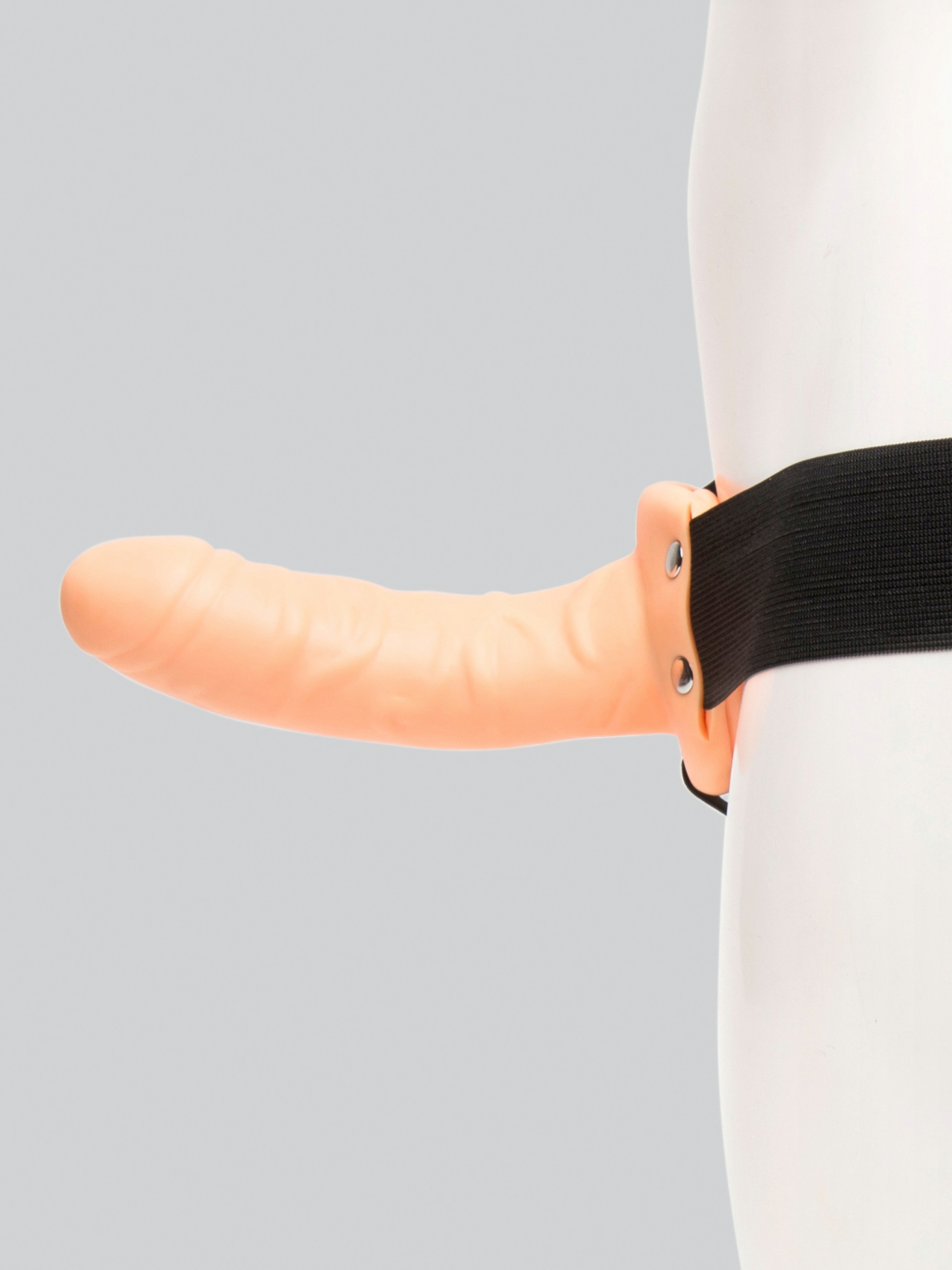 Lovehoney Perfect Partner Unisex Hollow Strap-On 6 Inch, Flesh Pink, hi-res