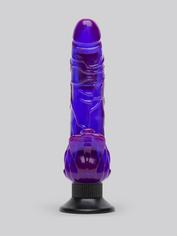 Lovehoney Triple Tickler Suction Cup Dildo Vibrator 5.5 Inch, Purple, hi-res