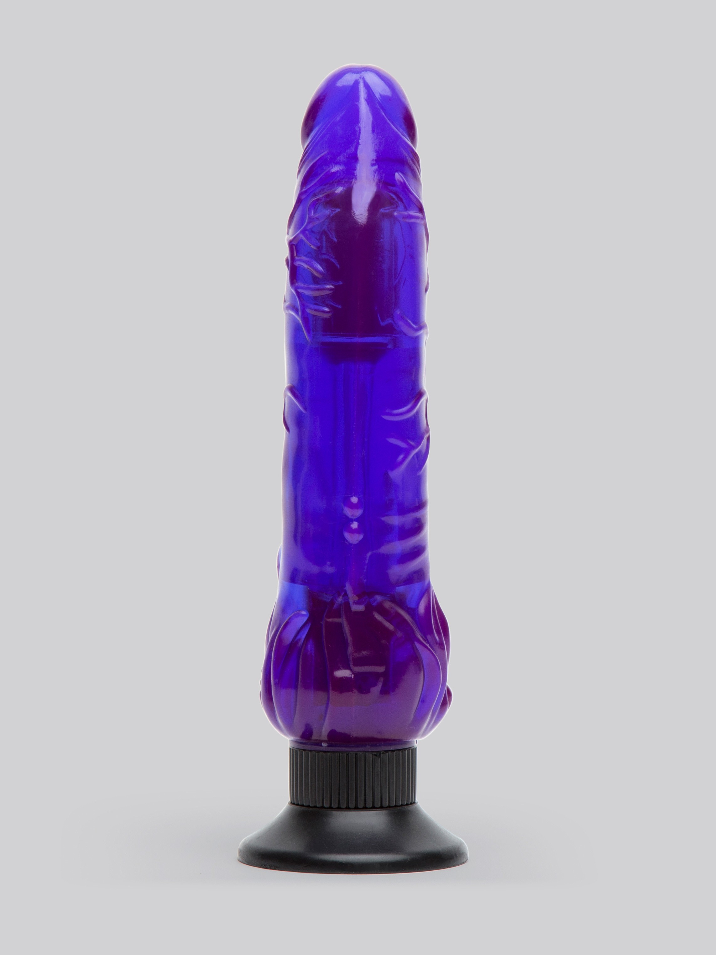 Lovehoney Triple Tickler Suction Cup Dildo Vibrator 5.5 Inch, Purple, hi-res