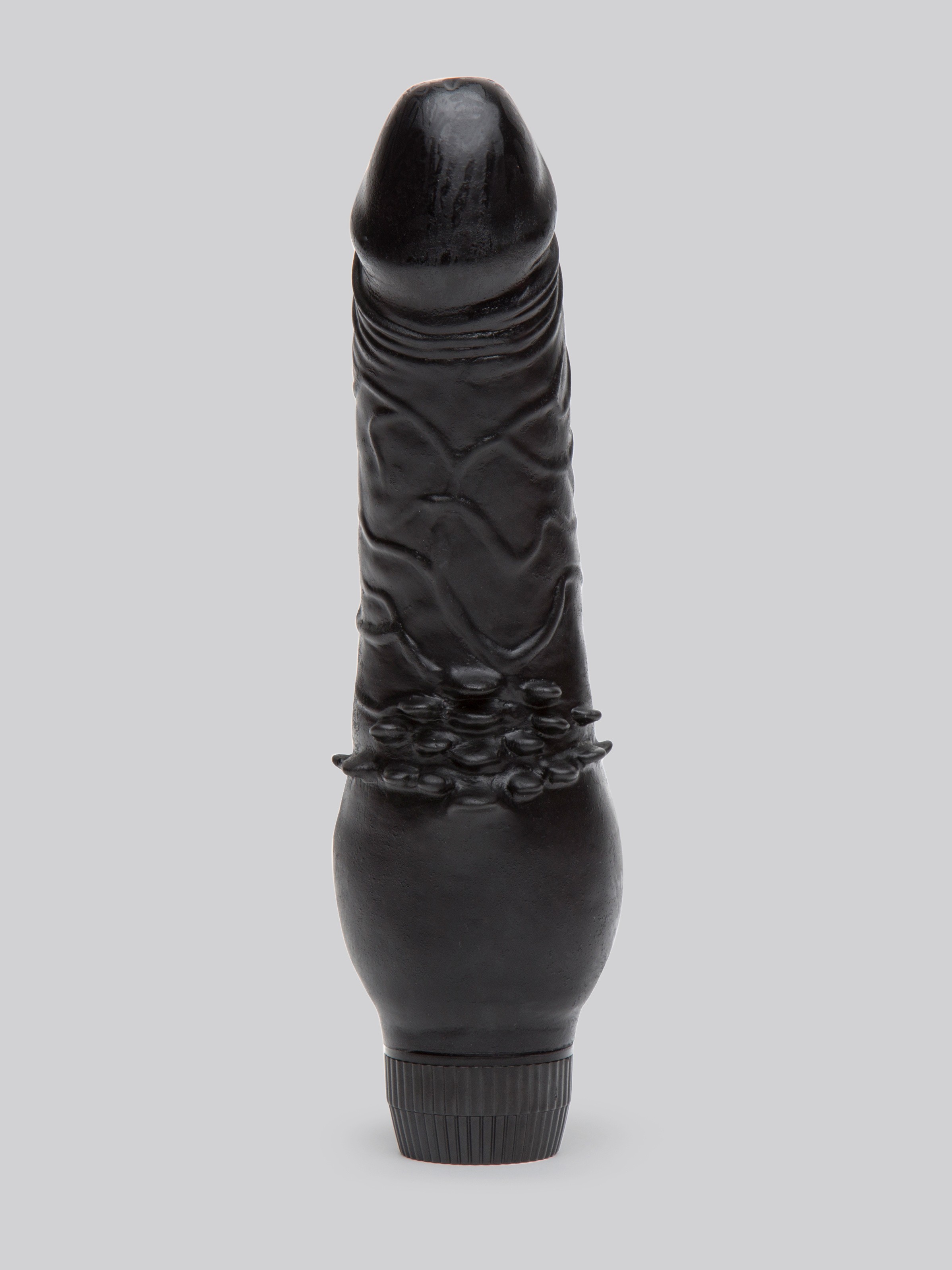 BASICS Realistic Black Dildo Vibrator 6 Inch, Black, hi-res