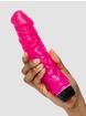 BASICS Girthy Realistic Dildo Vibrator 8 Inch, Pink, hi-res