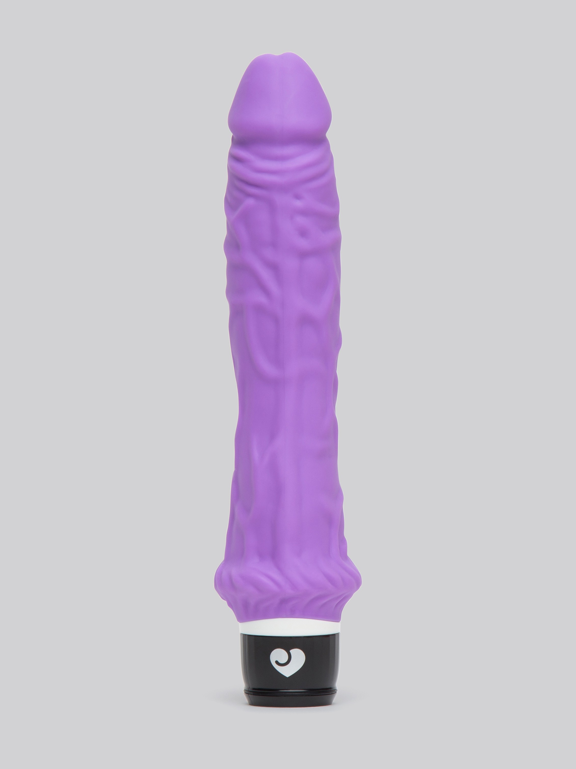 Lovehoney Silicone 7 Function Extra Long Realistic Dildo Vibrator 7.5 Inch, Purple, hi-res