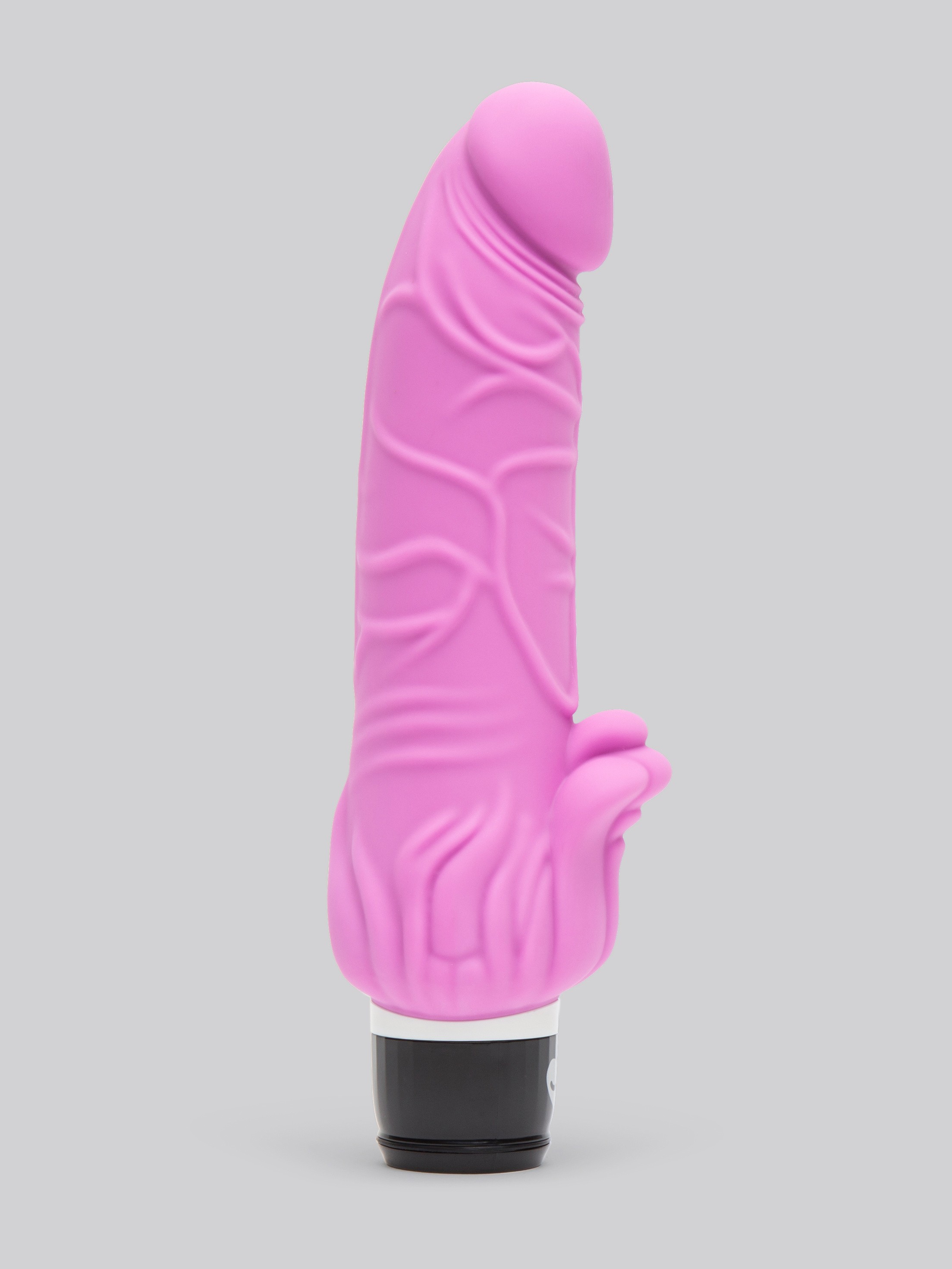 Lovehoney Silicone 7 Function Triple Tickler Realistic Dildo Vibrator 6.5 Inch, Pink, hi-res