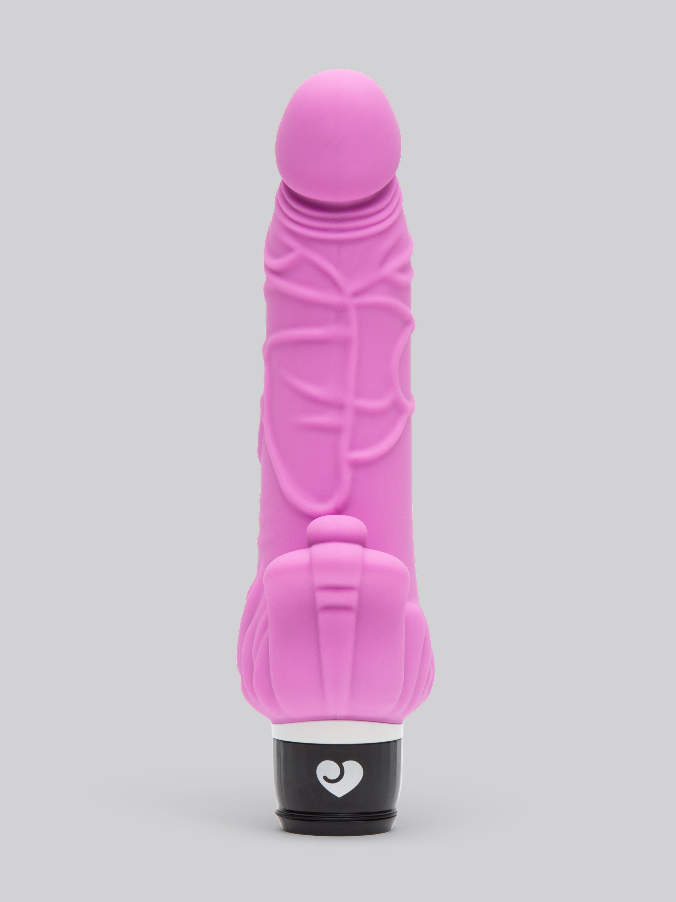 Lovehoney Silicone 7 Function Triple Tickler Realistic Dildo Vibrator 6.5 Inch, Pink, hi-res