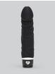 Lovehoney Silicone 7 Function Girthy Realistic Dildo Vibrator 6.5 Inch, Black, hi-res
