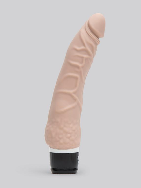 Lovehoney Silicone 7 Function Slim Realistic Dildo Vibrator 6.5 Inch, Flesh Pink, hi-res
