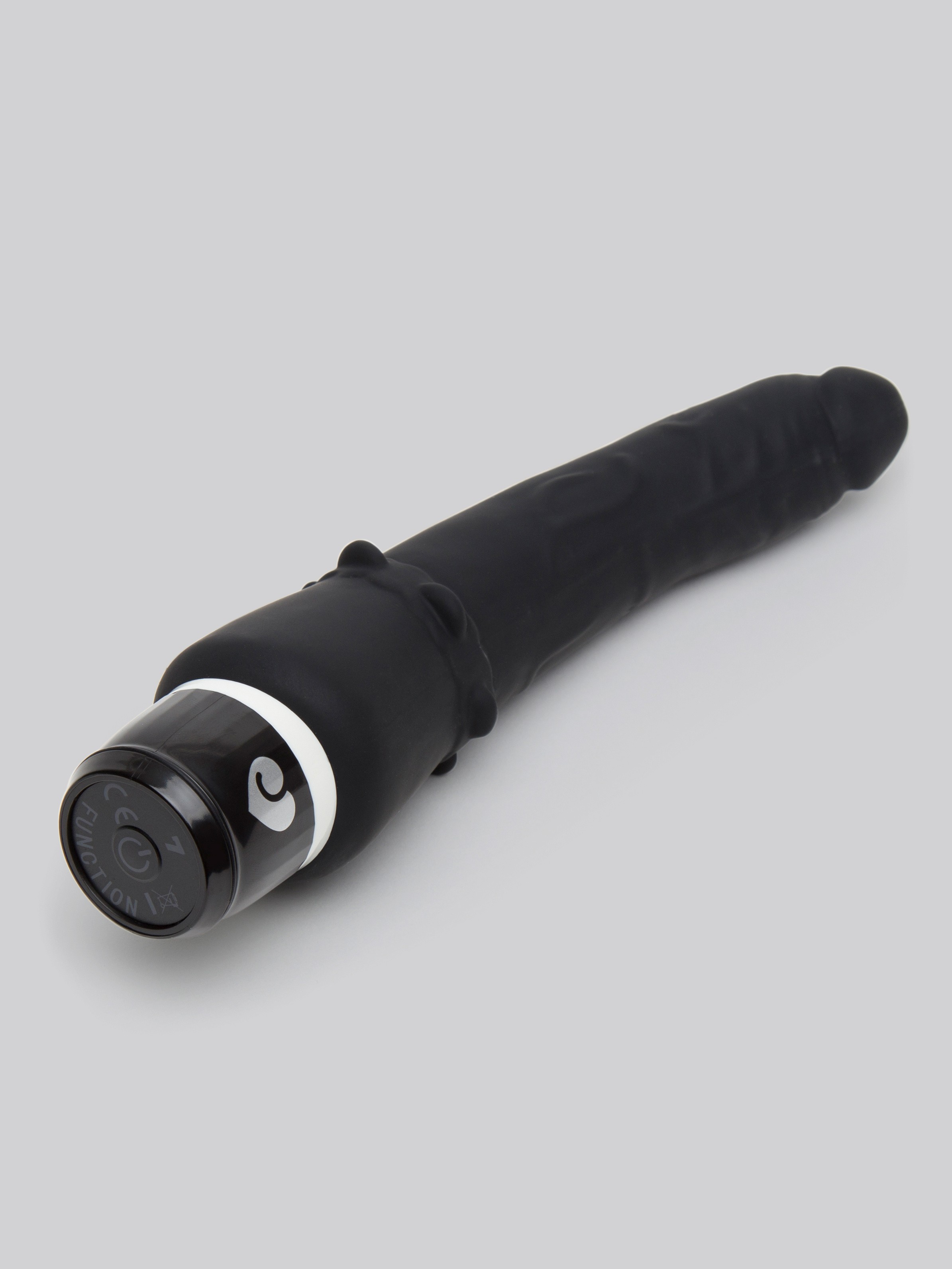 Lovehoney Silicone 7 Function Realistic Anal Dildo Vibrator 5 Inch, Black, hi-res