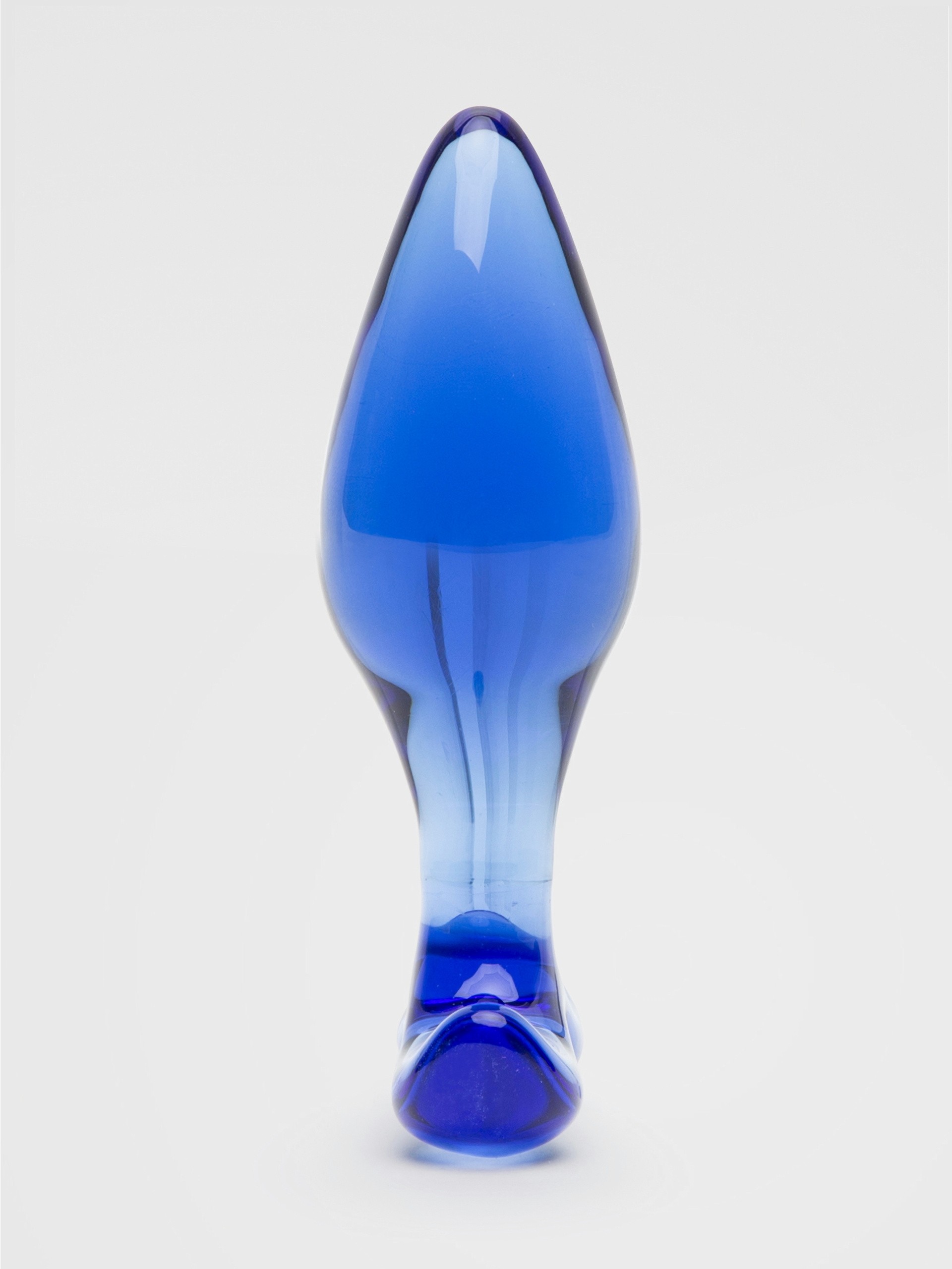 Chrystalino Expert Glass Butt Plug 4 Inch, Blue, hi-res