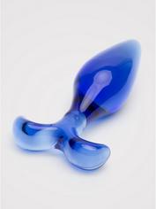 Chrystalino Expert Glass Butt Plug 4 Inch, Blue, hi-res