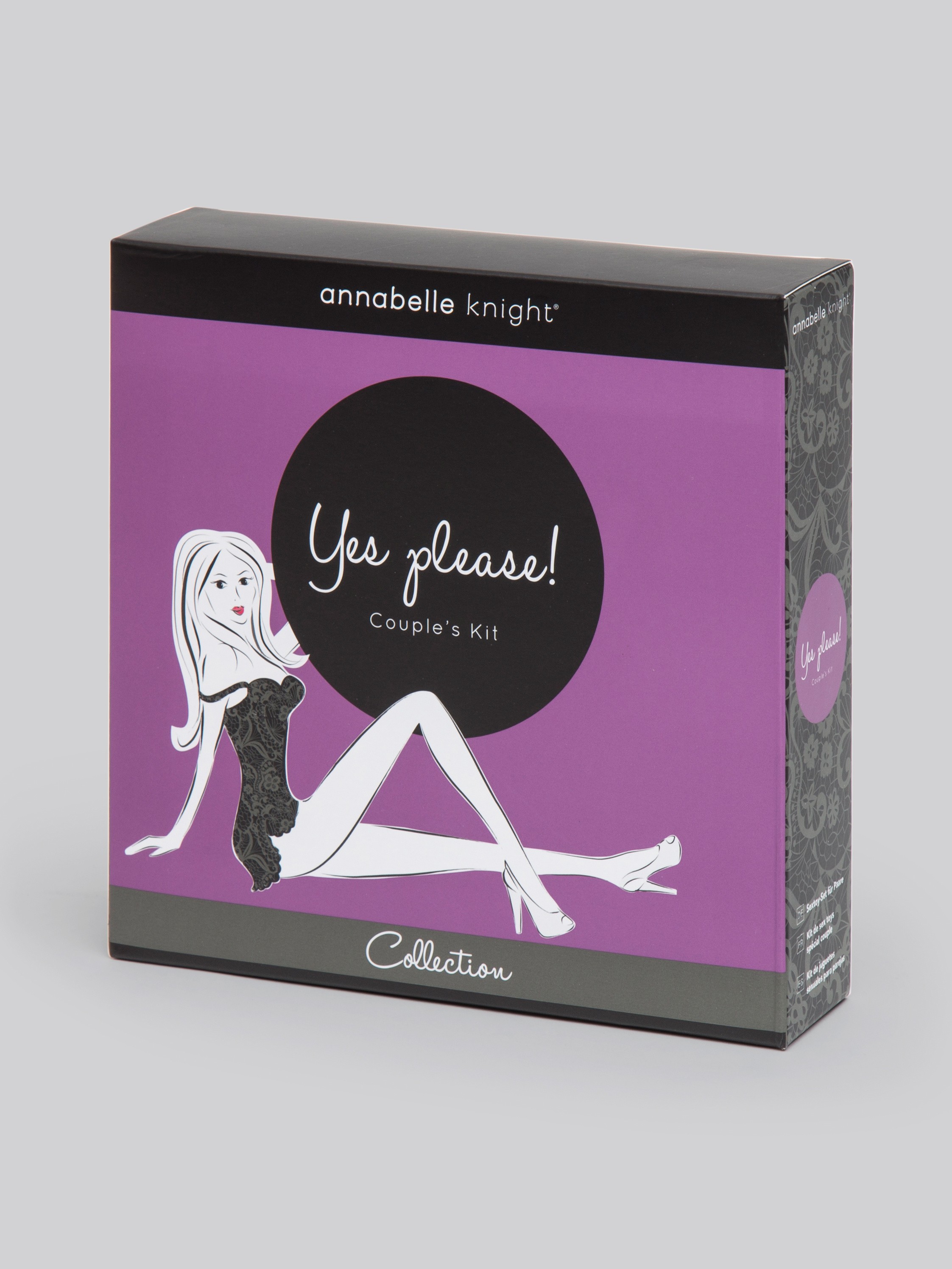 Annabelle Knight Yes Please! Couple's Sex Toy Kit, Purple, hi-res