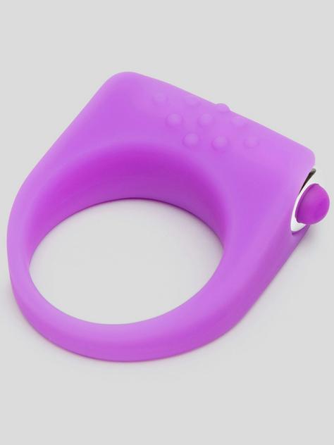 Annabelle Knight Wowza! Silicone Vibrating Cock Ring, Purple, hi-res