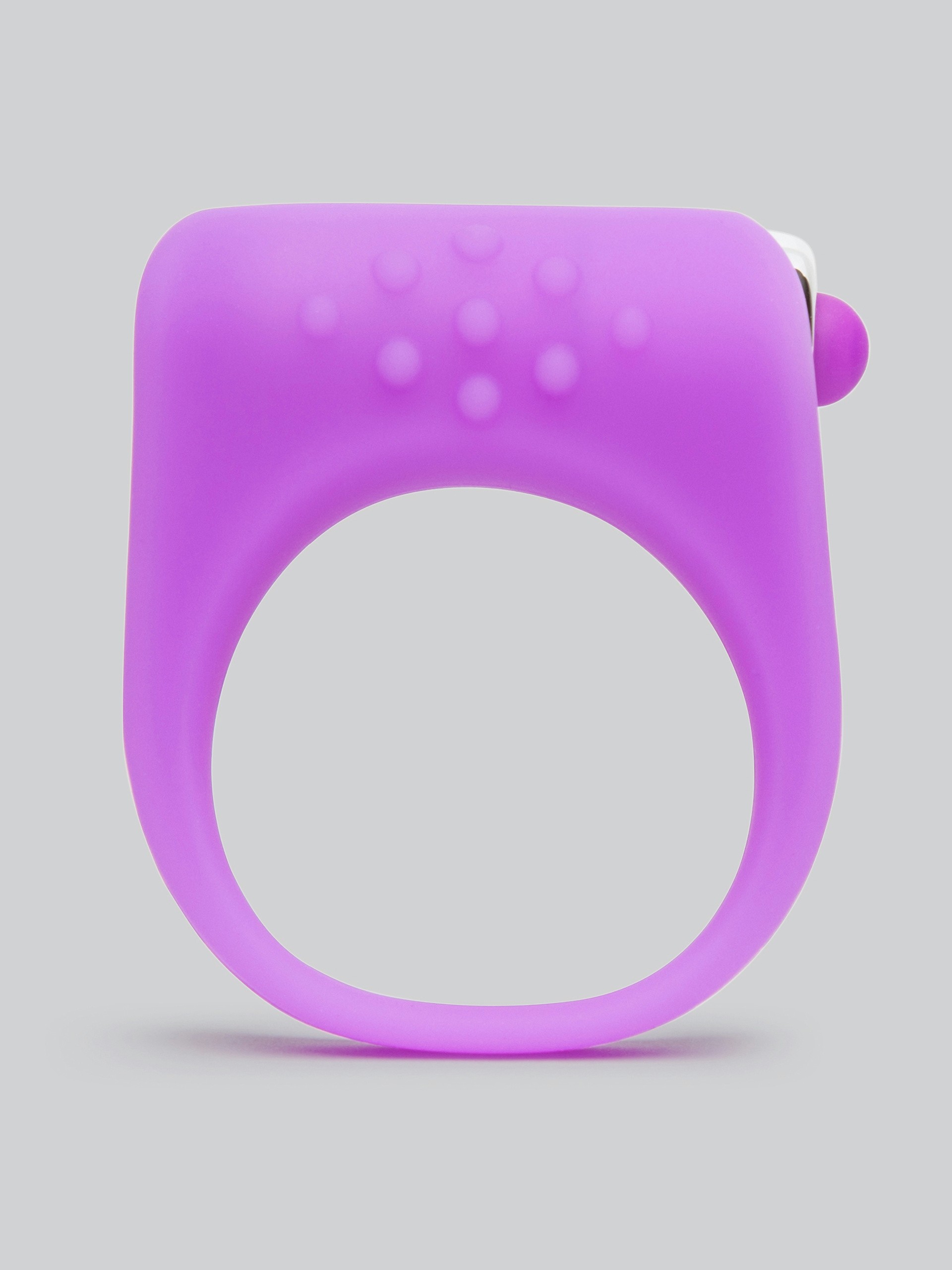 Annabelle Knight Wowza! Silicone Vibrating Cock Ring, Purple, hi-res