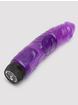 BASICS Classic Realistic Dildo Vibrator 6.5 Inch, Purple, hi-res
