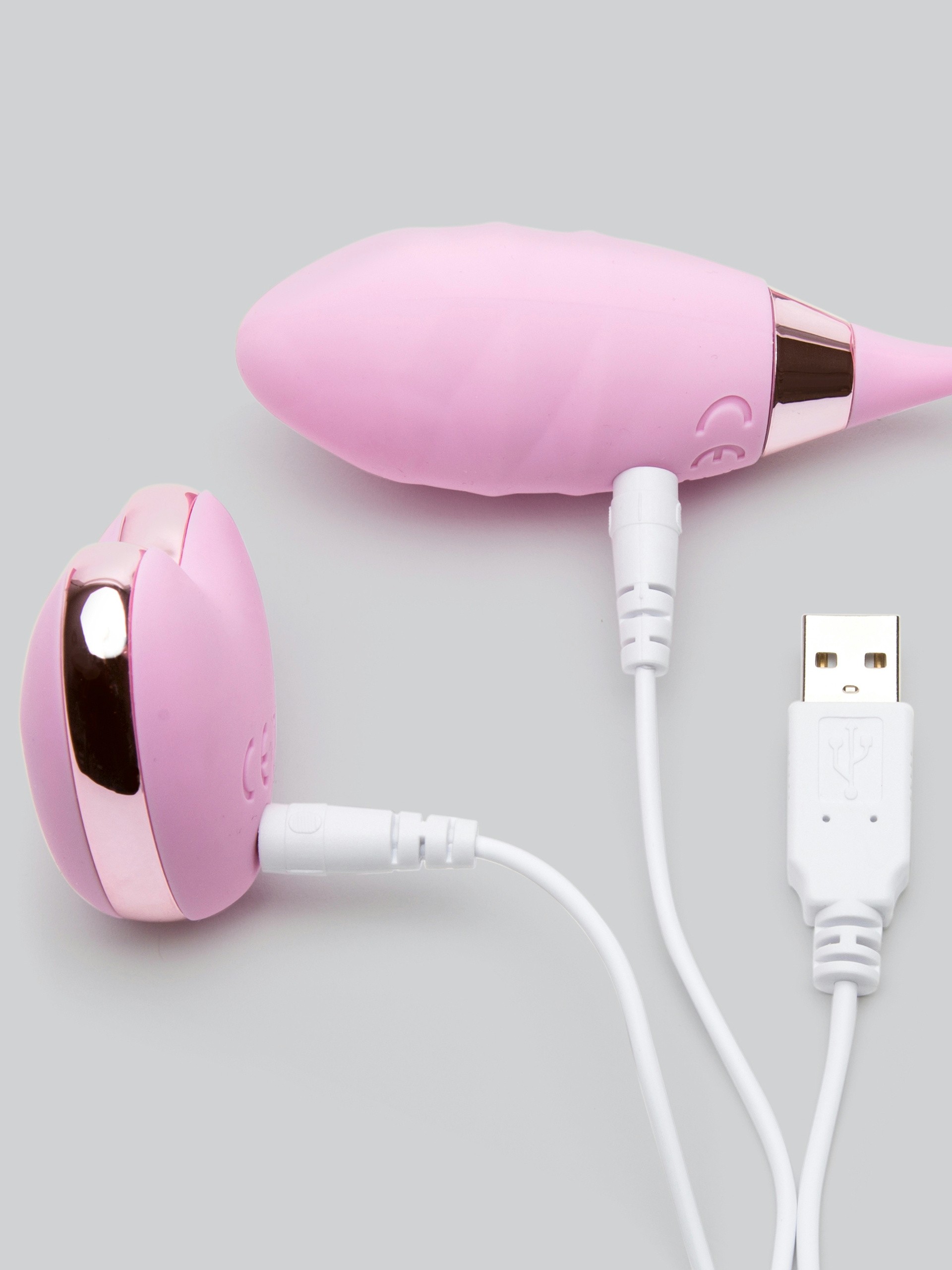 Amour Rechargeable Remote Control Love Egg Vibrator, Pink, hi-res