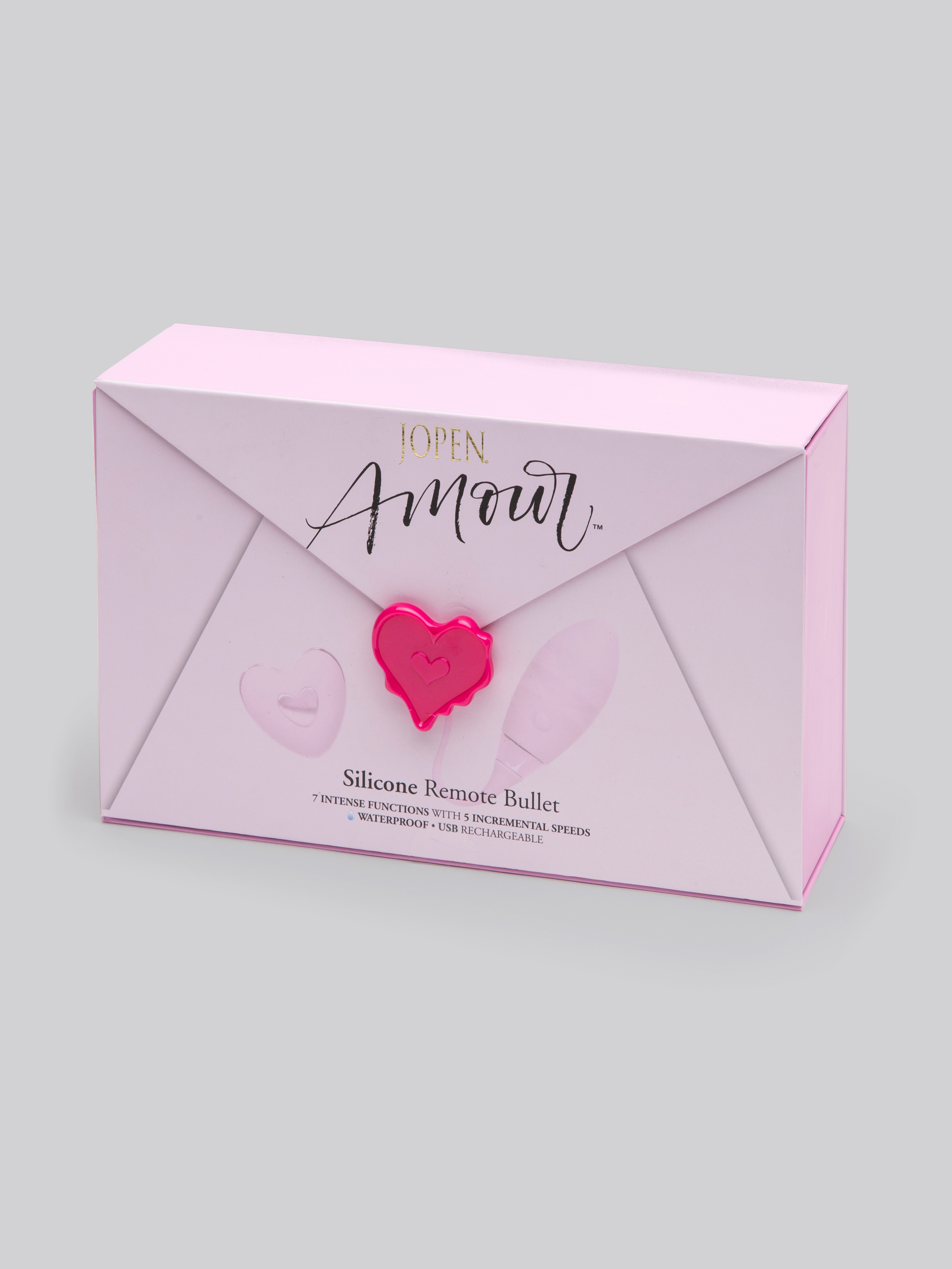 Amour Rechargeable Remote Control Love Egg Vibrator, Pink, hi-res