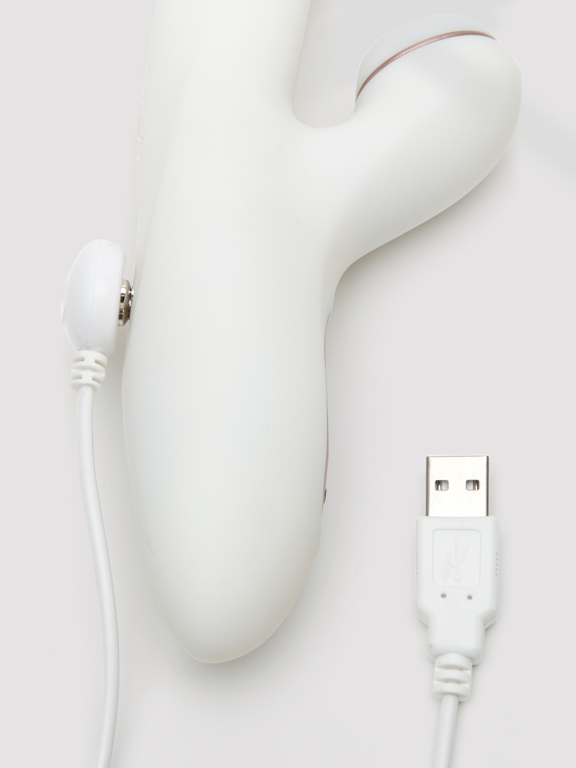 Satisfyer Pro Rechargeable Clitoral Suction Rabbit Vibrator, White, hi-res