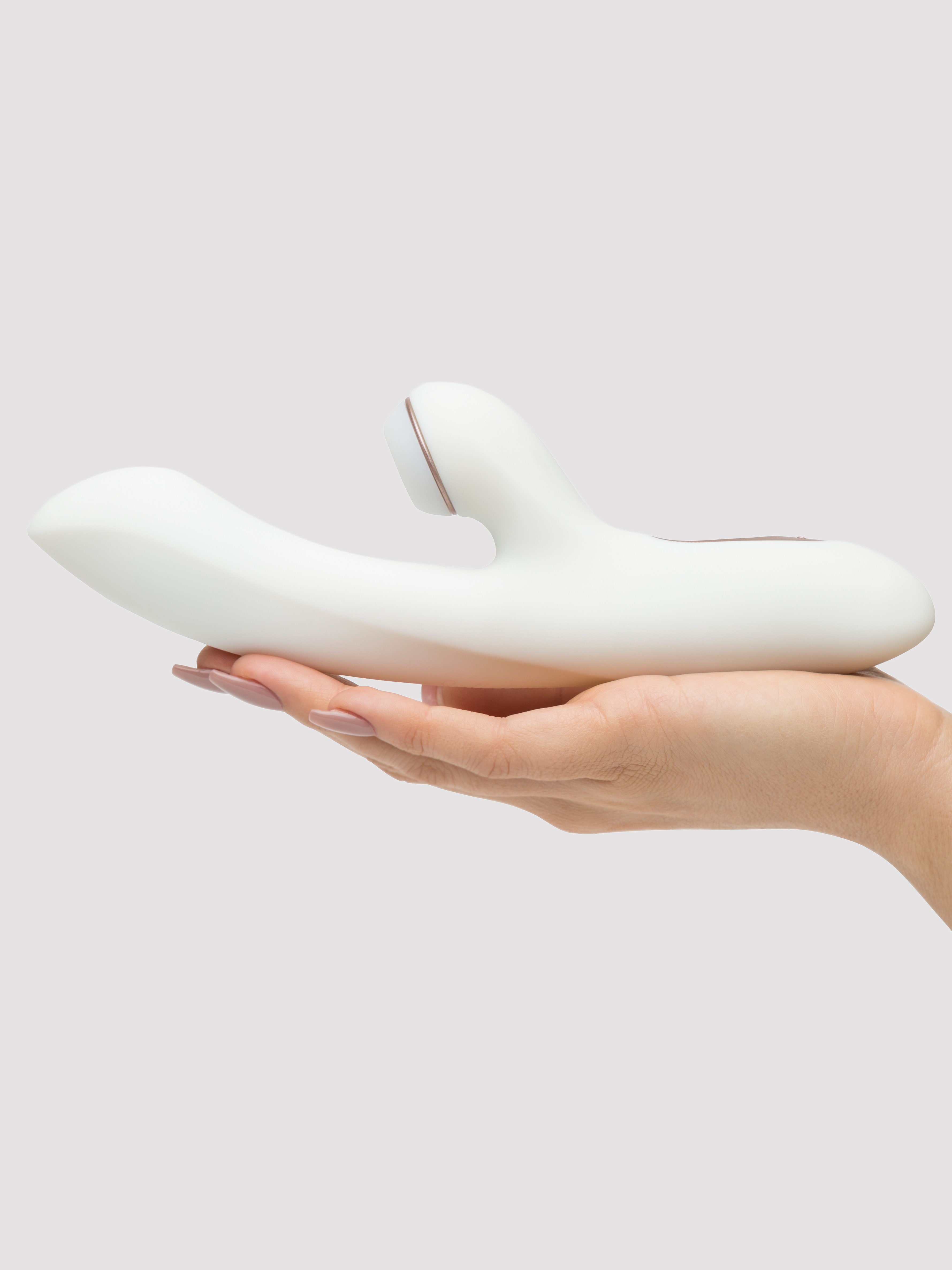 Satisfyer Pro Rechargeable Clitoral Suction Rabbit Vibrator, White, hi-res