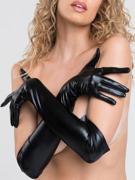 Lovehoney Wet-Look-Handschuhe (lang)