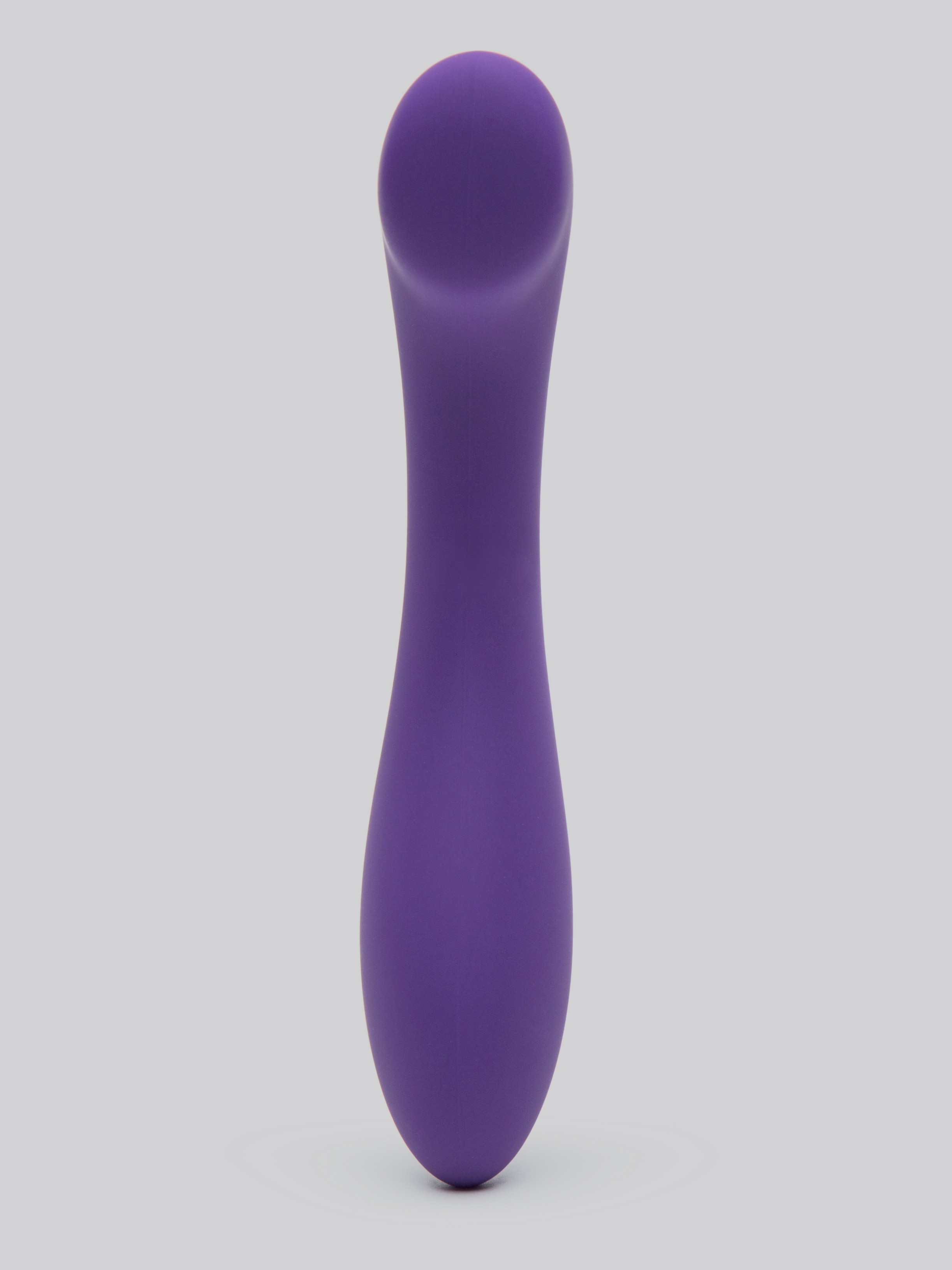 Desire Luxury Weighted Curved Silicone Dildo, Purple, hi-res