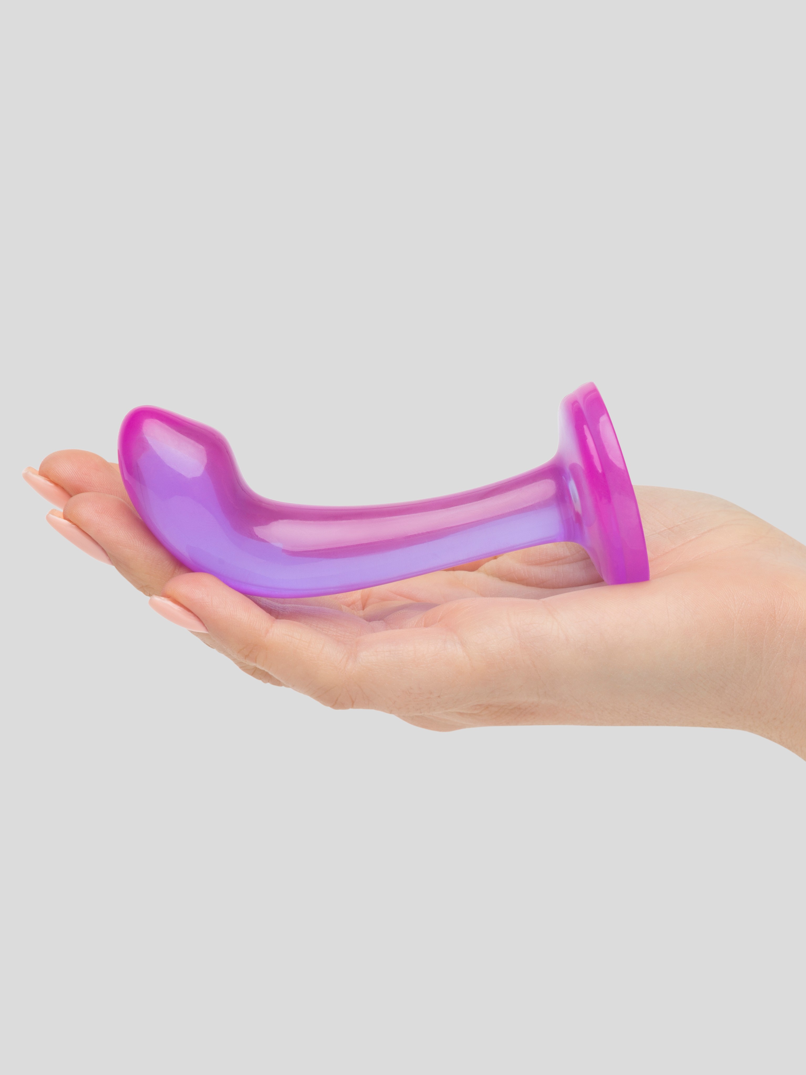 BASICS Slimline P-Spot Butt Plug, Purple, hi-res