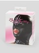 Bad Kitty Wet Look Open Mouth Bondage Hood, Black, hi-res