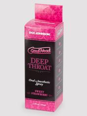 Doc Johnson Good Head Deep Throat Strawberry Oral Anesthetic Spray 2 fl oz, , hi-res