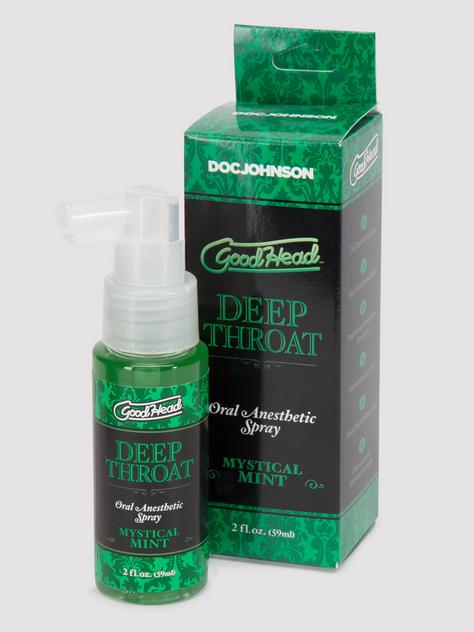 Doc Johnson Good Head Deep Throat Mint Oral Anesthetic Spray 2 fl oz, , hi-res