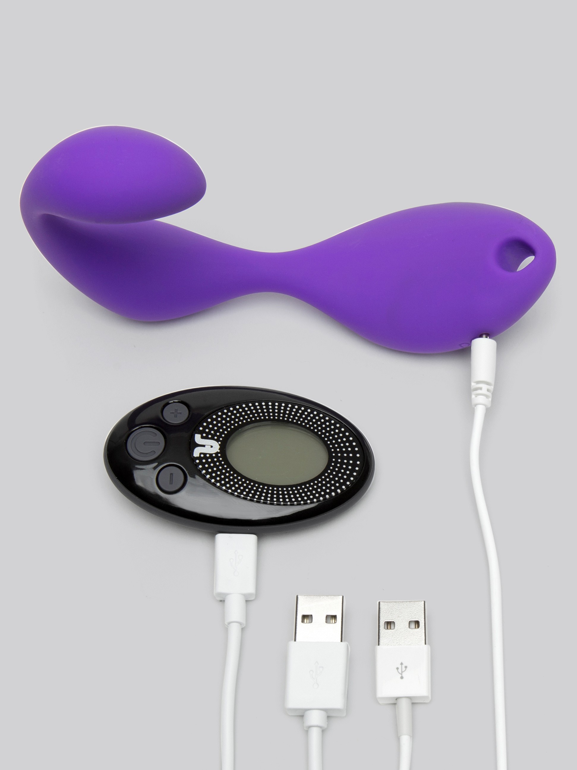 Adrien Lastic Mr Hook Rechargeable Double Motor Clitoral Vibrator, Purple, hi-res