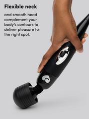 Lovehoney Extra Powerful Multispeed Plug In Massage Wand Vibrator, Black, hi-res