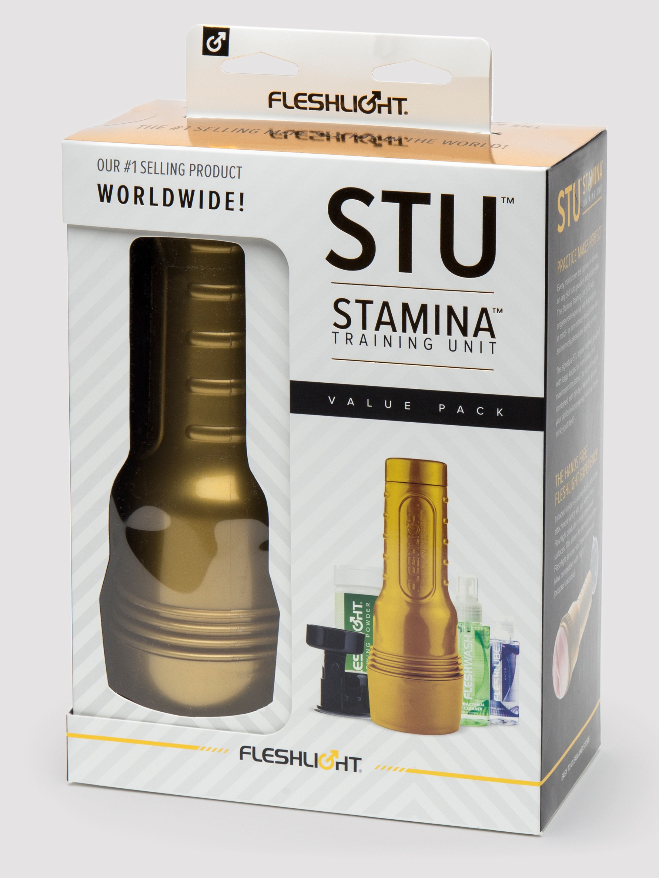 Fleshlight Pink Lady Stamina Training Unit STU Kit, Flesh Pink, hi-res