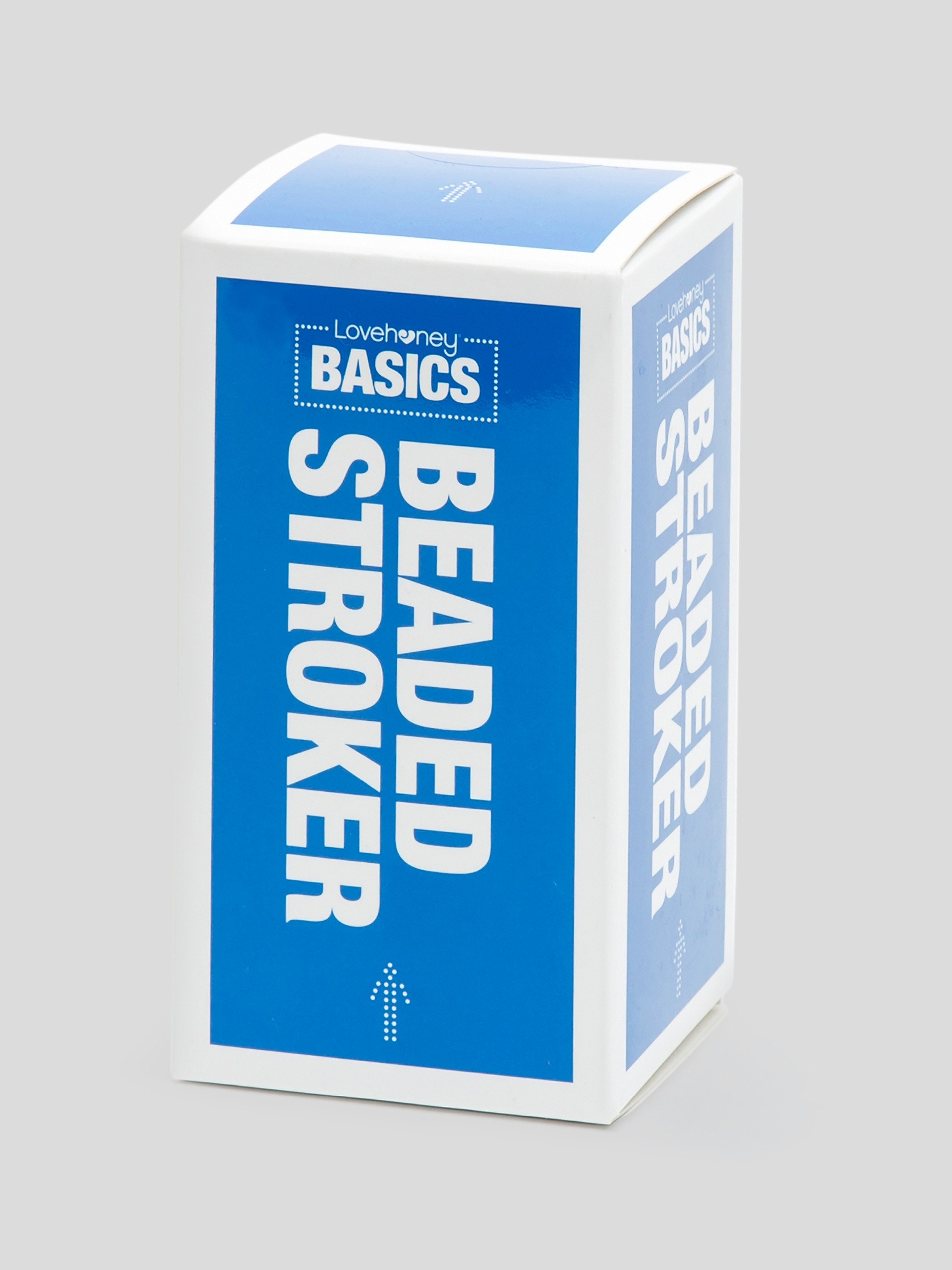 BASICS Neutral Beaded Male Stroker, Clear, hi-res