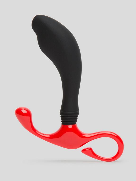 Lovehoney P-Play Silicone Prostate Massager, Black, hi-res