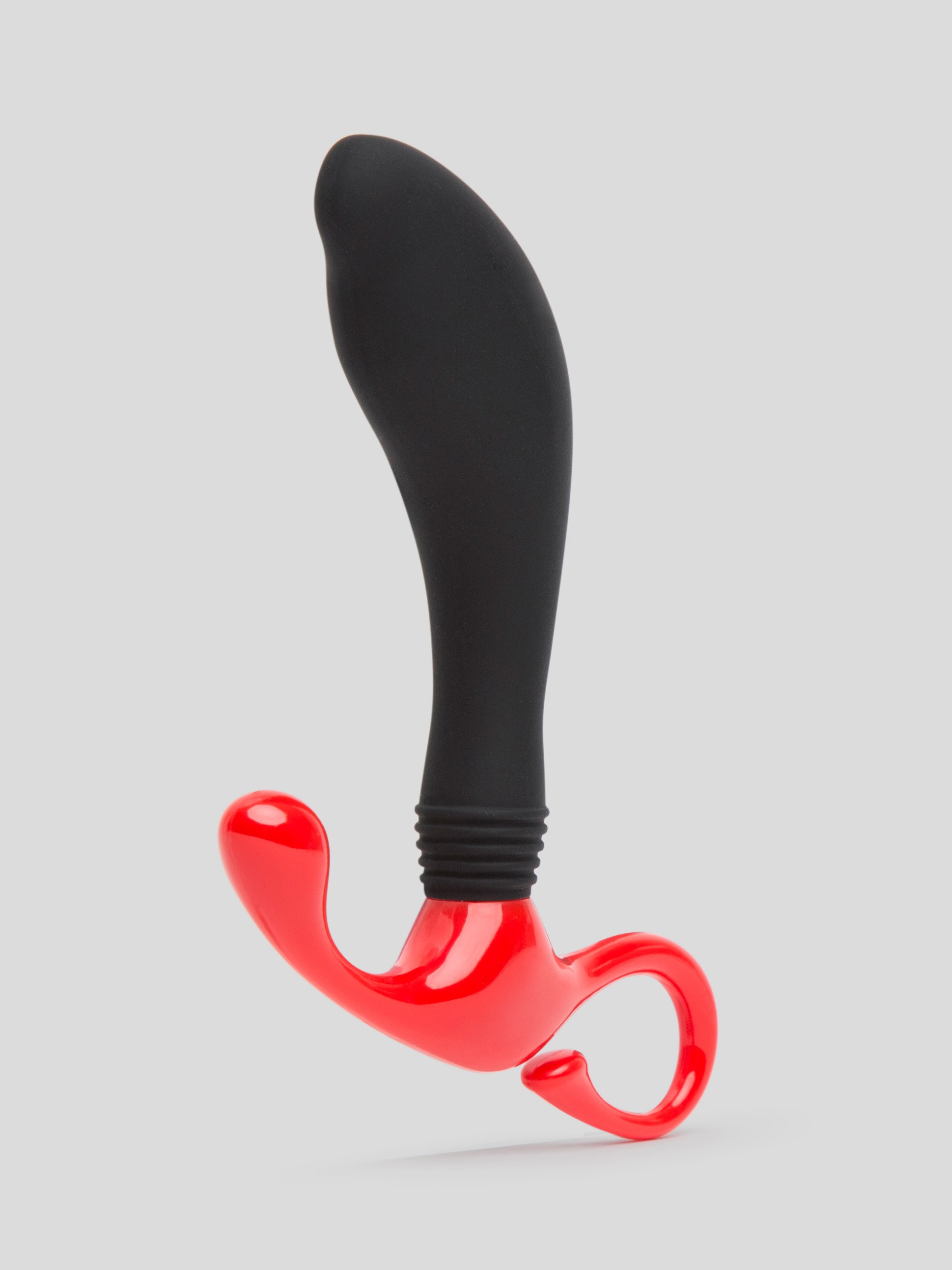 Lovehoney P-Play Silicone Prostate Massager, Black, hi-res