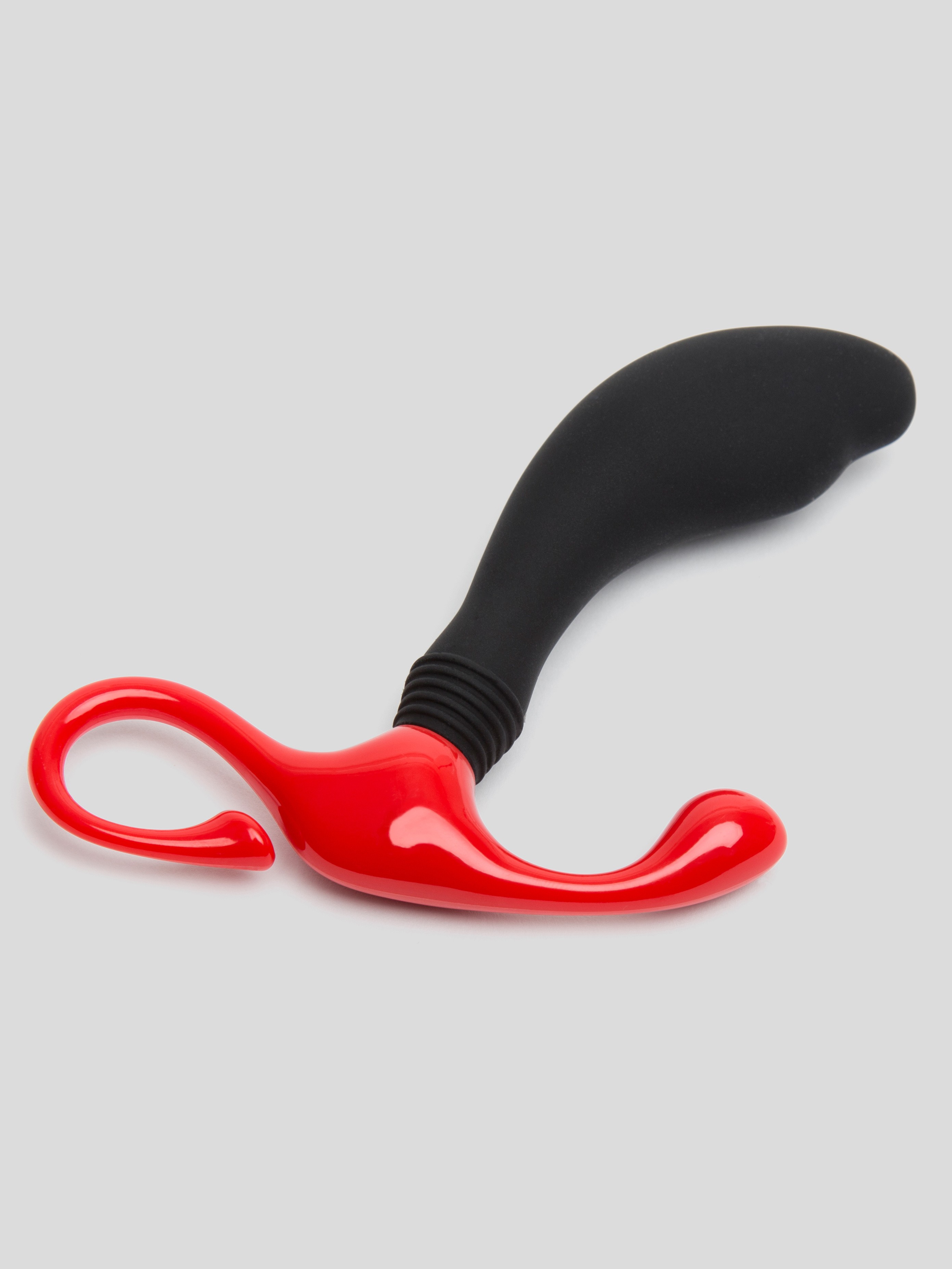 Lovehoney P-Play Silicone Prostate Massager, Black, hi-res