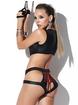 Mapale Wet Look Cut Out Body, Black, hi-res
